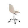 cadeira de escritorio giratoria nude estofada botone 4
