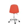 cadeira de escritorio estofada giratoria botone vermelha 5