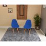 mesa dobravel retratil de parede 120x75 noronha com 2 cadeiras eames eiffel azul 4