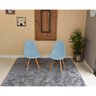 mesa dobravel retratil de parede 120x75 noronha com 2 cadeiras eames eiffel azul claro 4