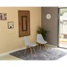mesa dobravel retratil de parede 120x75 noronha com 2 cadeiras eames eiffel cinza 1