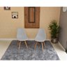 mesa dobravel retratil de parede 120x75 noronha com 2 cadeiras eames eiffel cinza 4