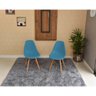 mesa dobravel retratil de parede 120x75 noronha com 2 cadeiras eames eiffel turquesa 4