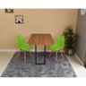 mesa dobravel retratil de parede 120x75 noronha com 2 cadeiras eames eiffel verde 3