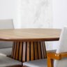 mesa de jantar redonda 120cm luana natural amadeirada magazine decor 4