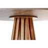 mesa de jantar redonda talia amadeirada 100cm natural 4