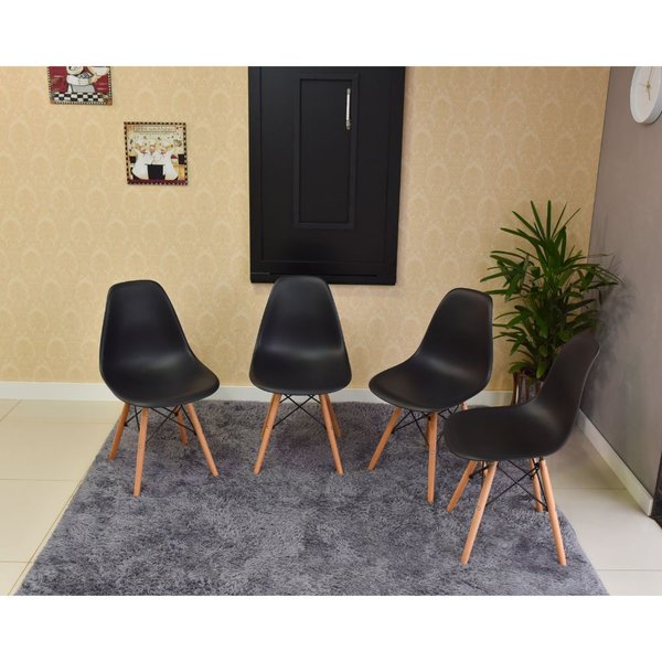 mesa dobravel retratil de parede 120x75 preta com 4 cadeiras eames eiffel magazine decor 3