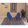 mesa dobravel retratil de parede 120x75 volpi com 2 cadeiras eames eiffel azul 3