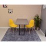 mesa dobravel retratil de parede 120x75 volpi com 2 cadeiras eames eiffel amarelo 3