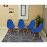 mesa dobravel retratil de parede 120x75cm com 4 cadeiras eames eiffel azul 3