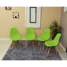 mesa dobravel retratil de parede 120x75cm com 4 cadeiras eames eiffel verde 3