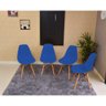 mesa dobravel retratil de parede 120x75 com 4 cadeiras eames eiffel azul 3