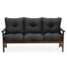 conjunto sofa havai 3 lugares 2 poltronas de madeira com almofadas confortaveis cinza 2