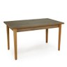 mesa de jantar retangular 135x80cm luiza natural magazine decor