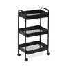 carrinho organizador multiuso 3 prateleiras preto 2