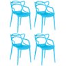 kit 4 cadeiras allegra azul