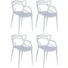 kit 4 cadeiras allegra cinza