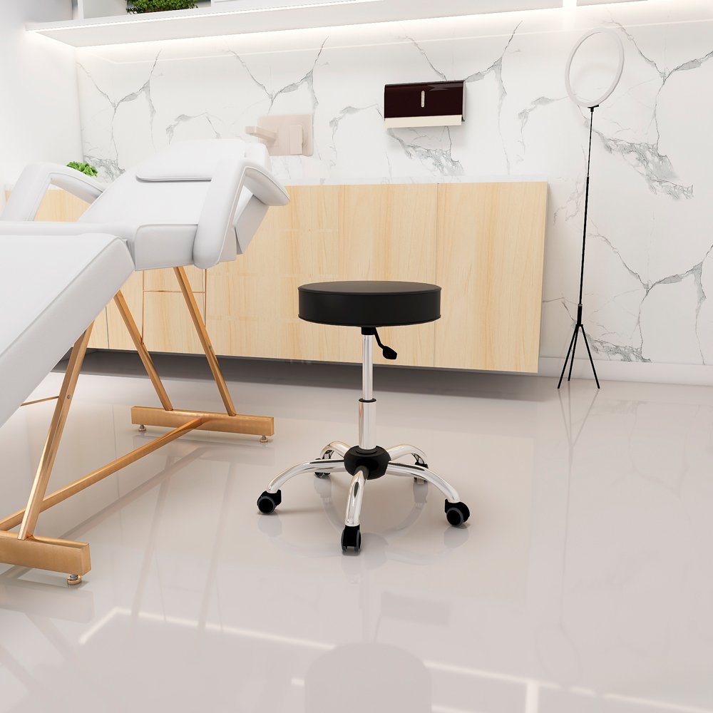 banqueta mocho com regulagem de altura e assento estofado magazine decor 2