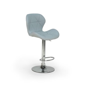 banqueta alta slim base giratoria com regulagem de altura cinza 2