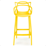 banqueta alta allegra amarela para cozinhas e bancadas magazine decor 3