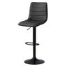 banqueta alta estilo estofada com base giratoria e regulagem de altura