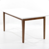 mesa de jantar retangular luiza 160x90cm branca 1