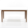 mesa de jantar retangular luiza 160x90cm branca 2