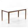mesa de jantar retangular luiza 160x90cm branca 3