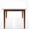 mesa de jantar retangular luiza 160x90cm branca 5
