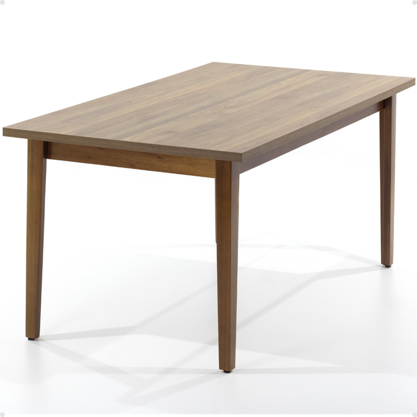 mesa de jantar retangular luiza 160x90cm natural 1