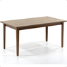 mesa de jantar retangular luiza 160x90cm natural 2