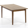 mesa de jantar retangular luiza 160x90cm natural 4