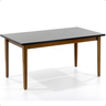mesa de jantar retangular luiza 160x90cm preto 2