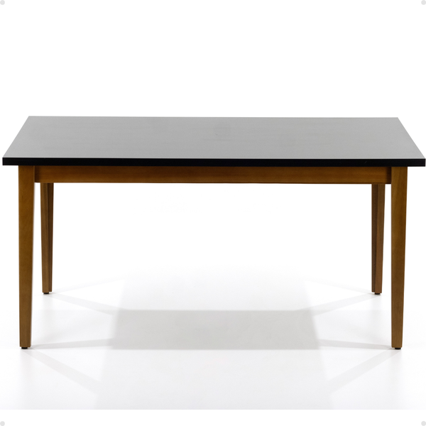mesa de jantar retangular luiza 160x90cm preto 3