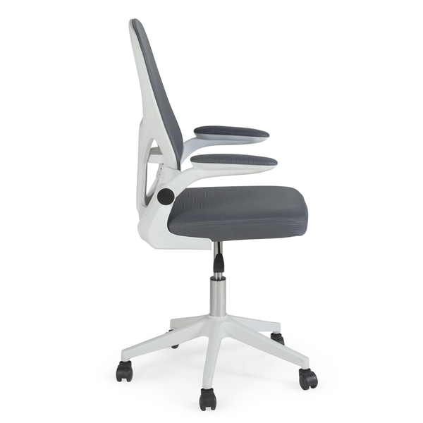 cadeira de escritorio monaco base giratoria cinza magazine decor 3