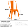cadeira de jantar iron tolix laranja magazine decor 1