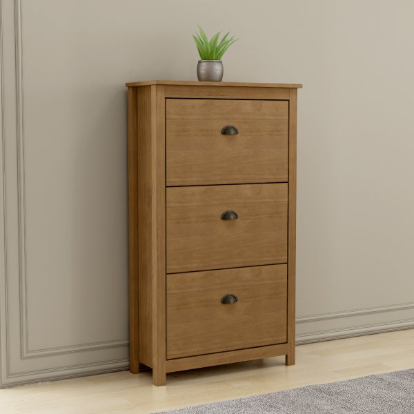 sapateira de madeira 3 gavetas linha topazio freijo magazine decor 3