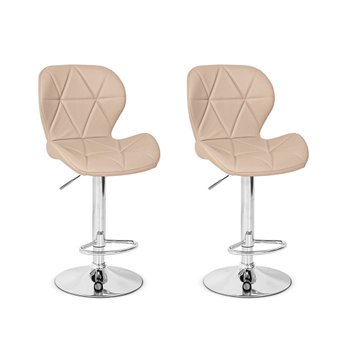 kit 02 banquetas slim material ecologico regulagem de altura magazine decor 4