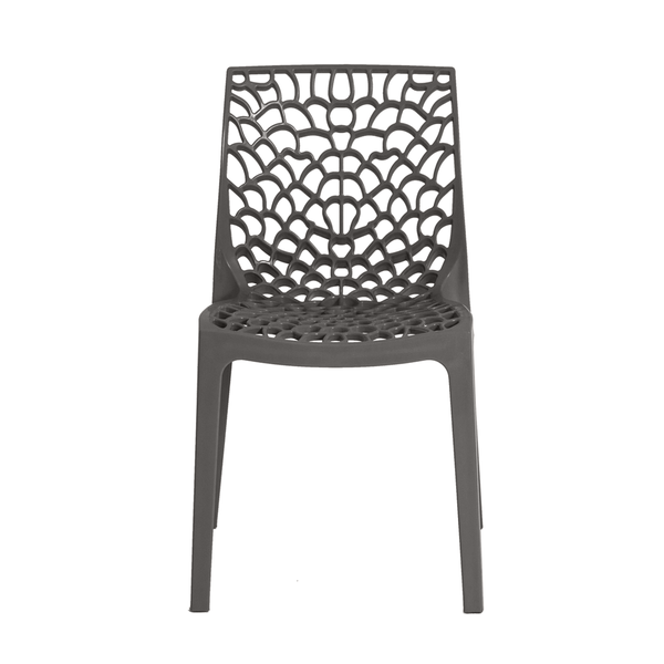 cadeira de jantar gruvyer em polipropileno para sala e cozinhas 8