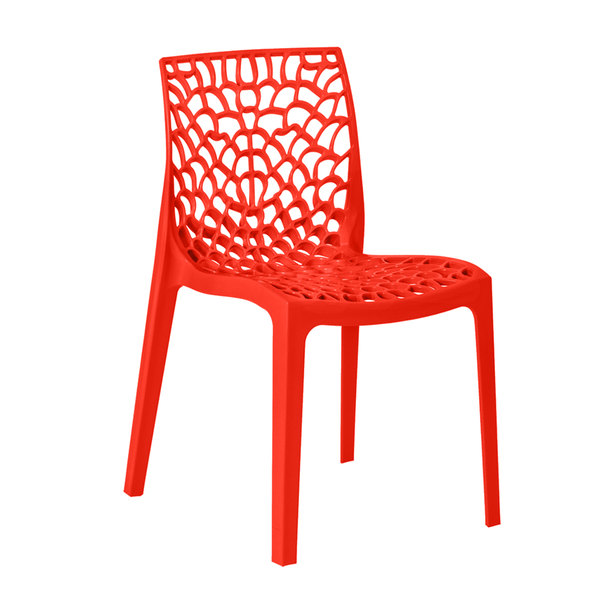 cadeira de jantar gruvyer em polipropileno para sala e cozinhas 12