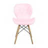 cadeira charles eames eiffel slim wood estofada rosa claro magazine decor 3
