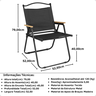 cadeira dobravel de praia e acampamento ultra leve em tecido e metal magazine decor 1