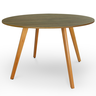 mesa de jantar redonda 120cm laura natural magazine decor 3