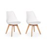 conjunto 02 cadeiras eames wood leda design 3