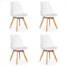 kit 4 cadeiras de jantar estofada leda magazine decor 3