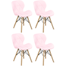 kit cadeira de jantar eiffel slim wood rosa claro magazine decor 3