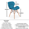 cadeira de jantar eames eiffel slim wood magazine decor medidas 7