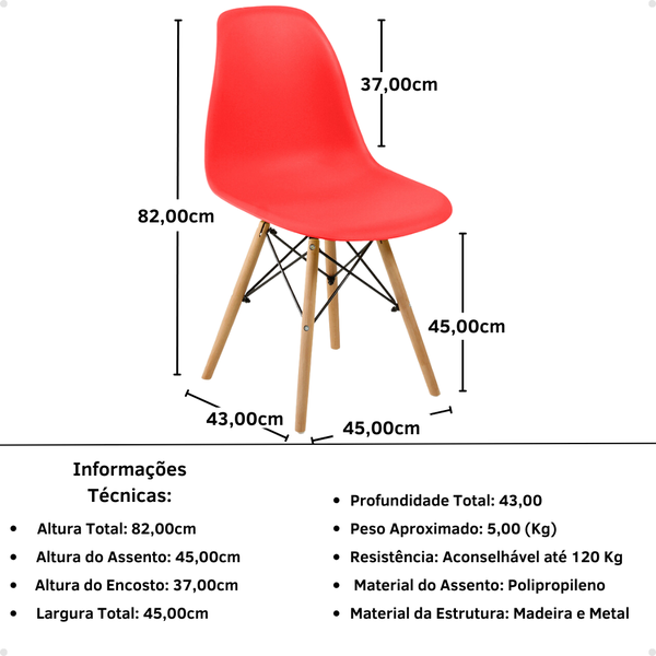 cadeira de jantar charles eames eiffel magazine decor medidas 1