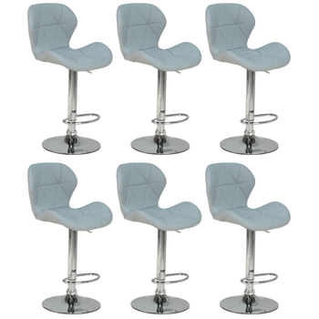 kit banqueta alta slim base giratoria com regulagem de altura magazine decor 4