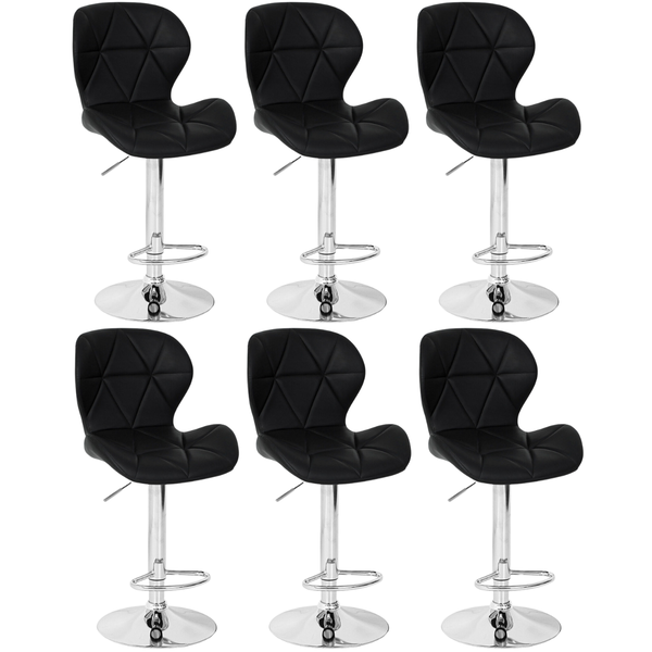 kit banqueta alta slim base giratoria com regulagem de altura magazine decor 6